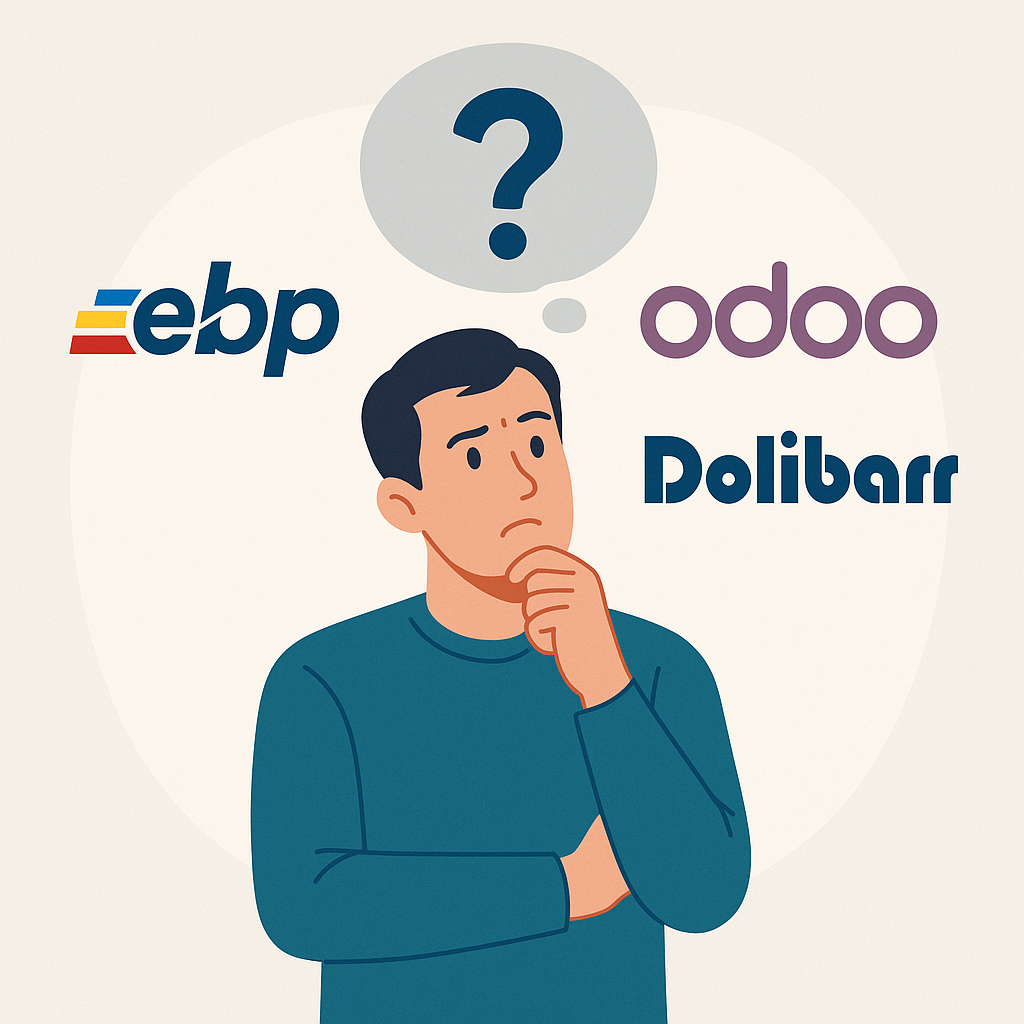 GRCF que choisir pour vos GPME Dolibarr Odoo EBP